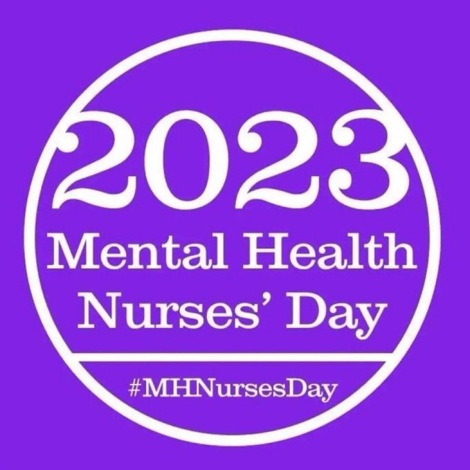To all my nursing colleagues past and present, wishing you all a happy #MHNursesDay A brilliant profession that I’ve been proud to be part of for 35 years and counting! @profalexmcmahon @ClaireLamza @laurenkennedyr <a href="/DaviesGill14/">Gillian Davies</a> <a href="/PatsyCawth/">Patricia Cawthorne</a> <a href="/ColinPoolmanRCN/">Colin Poolman</a>
