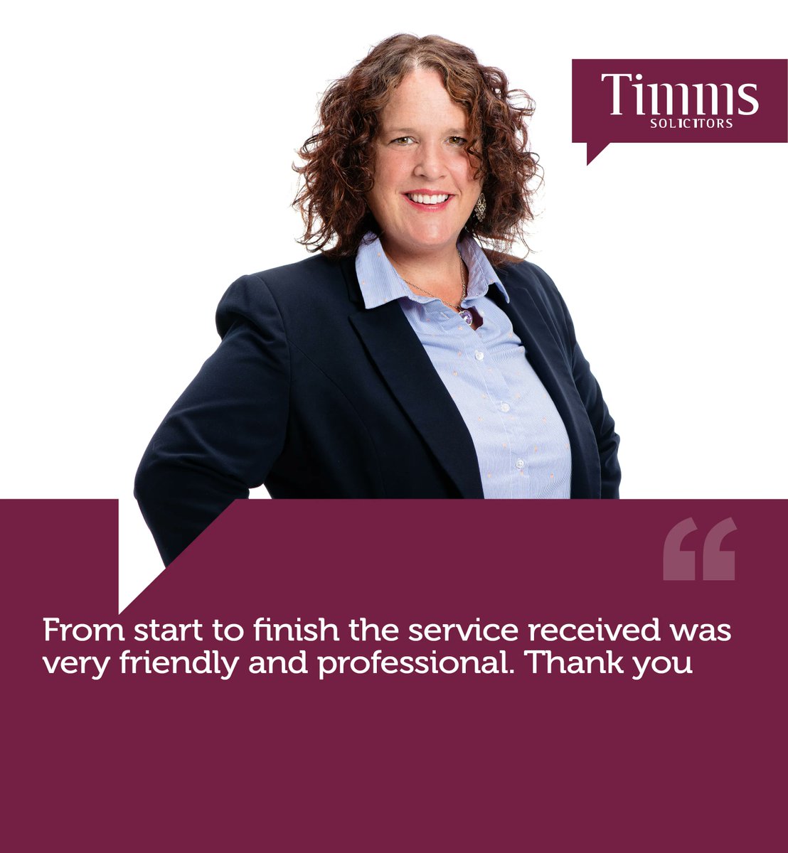 Timmslaw's tweet photo. Fabulous feedback this morning for Head of Wills & Probate, Jo Robinson... #clientfeedback #clientcare #MakingAWill #Derby https://t.co/9mTKn3e6QZ