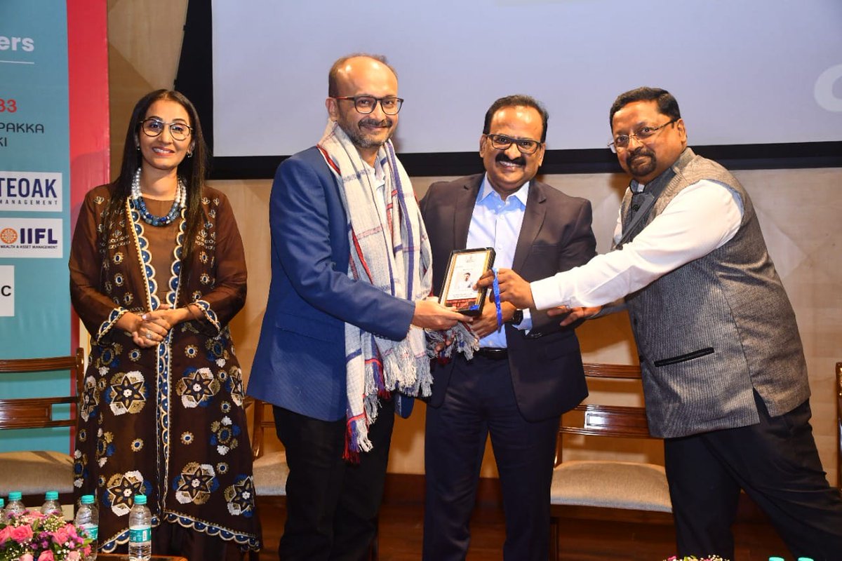 AlpaShah5678's tweet photo. It’s an honour to felicitate Kalpesh Ashar at the launch of Empower Education Beyond 2 Grow Beyond #GBX2033 at #NSE #PIFAA
He is a very humble and down to earth human being. He has more than 10 years of experience as a financial planner. https://t.co/hhKPAaXpNu