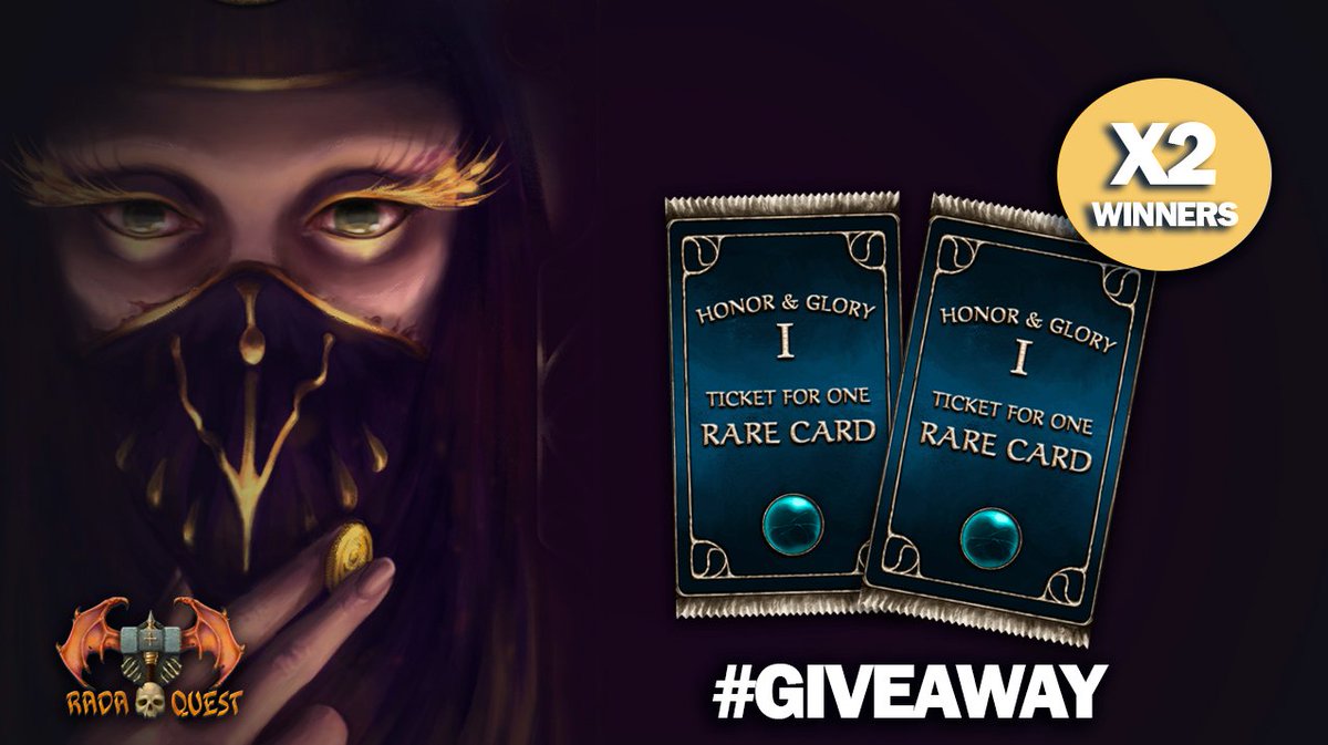 ⚔️Let's celebrate the launch of the first coliseum campaign with a new #giveaway

1) Follow <a href="/RadaQuestTCG/">RadaQuestTCG</a> 
2) Like, RT &amp; tag 2 friends
3) Comment WAX address
⌛️Ends 72h

🔥Play NOW 
game.radaquest.net

#WAXNFT #NFTGiveaway