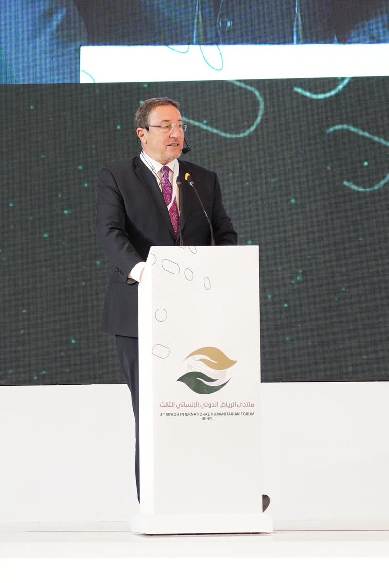 UNDPArabStates's tweet photo. Speaking at 3rd #RIHF today, @UNDP Administrator @ASteiner: “At a time when 6 out of 7 people worldwide are anxious for the future, we must not limit our thinking about the future in terms of development or development aid, but rather in terms of co-investment in each other.” https://t.co/3d7ARaGBFa
