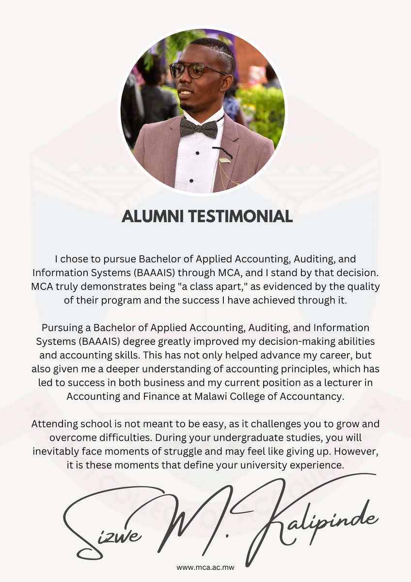 Alumni Testimonial
#testimonialstuesday
#mca_a_class_apart