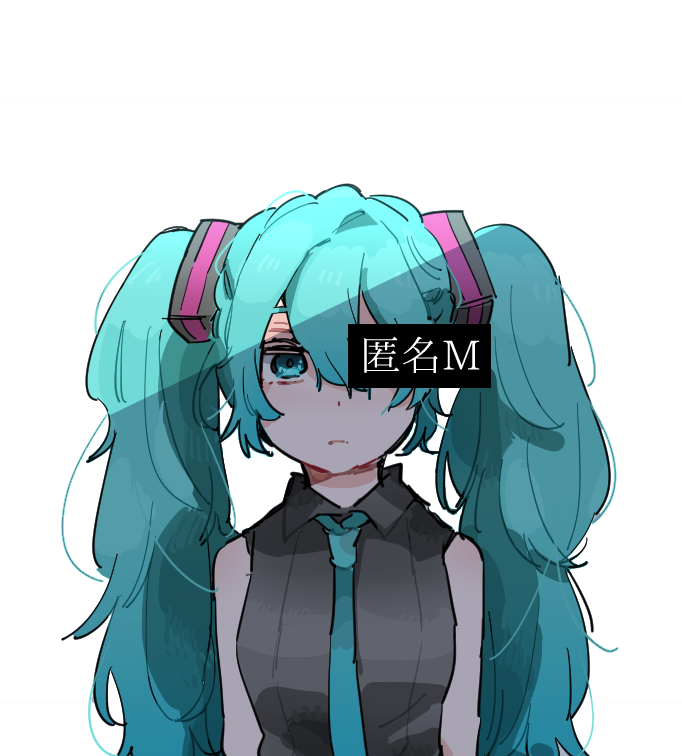 初音ミク 「#fanart 」|おむねのイラスト