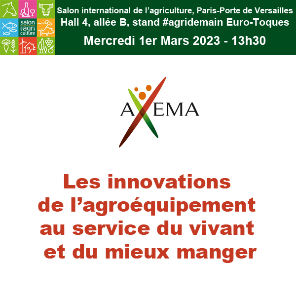 Agridemain's tweet photo. Les #agroéquipements, au cœur de l'#innovation en #agriculture . Un secteur plein de ressources. @Axema propose d'en débattre au @Salondelagri le 1er mars avec notamment @StTRAVERT et @VLacroute
➡️https://t.co/iBidHcZ8OS
#SIA2023 #agridemain https://t.co/UsfJZMgWzU