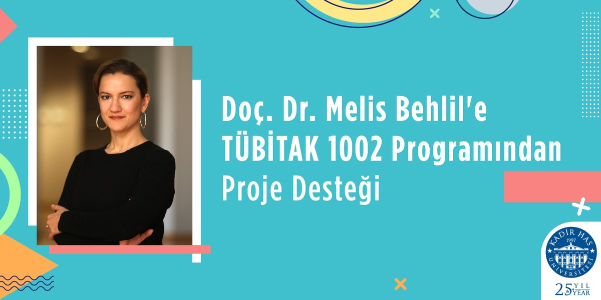 📢Radyo, Televizyon ve Sinema bölümümüzden Doç. Dr. Melis Behlil’in projesi TÜBİTAK 1002 kapsamında desteklenmeye hak kazandı. 
🤝<a href="/melisbehlil/">Melis Behlil</a> hocamızı tebrik eder, araştırmasında başarılar dileriz.  
🔗Detaylı bilgi için: khas.edu.tr/doc-dr-melis-b…