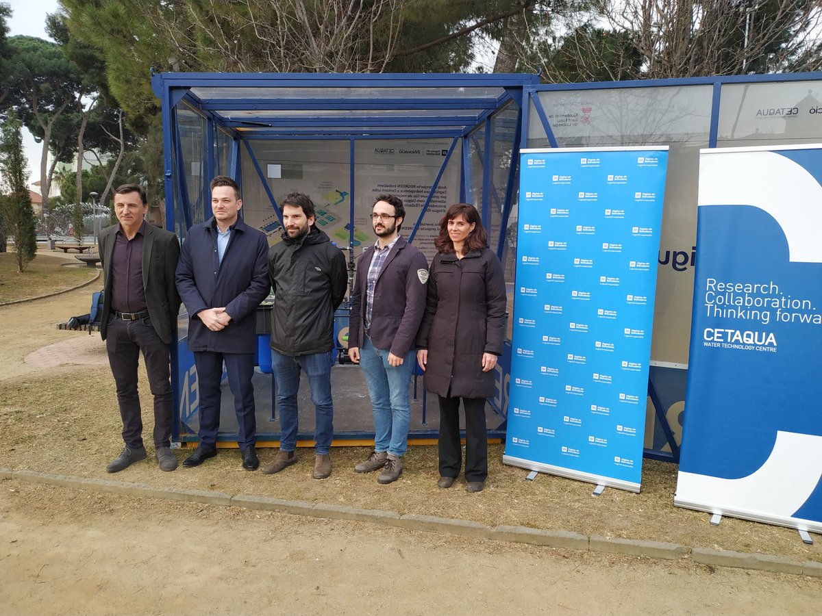 aiguesbcnclient's tweet photo. 🔊El nostre projecte #Regreen es pot veure a #SantFeliu de Llobregat.

Avui el visitem de la mà de l'alcalde @oriol_bossa i del nostre conseller delegat, @FelipeCamposlh.

ℹ️Aquesta és una iniciativa per donar a conèixer les immenses possibilitats que ofereix l'aigua regenerada https://t.co/rQRPDHED8O