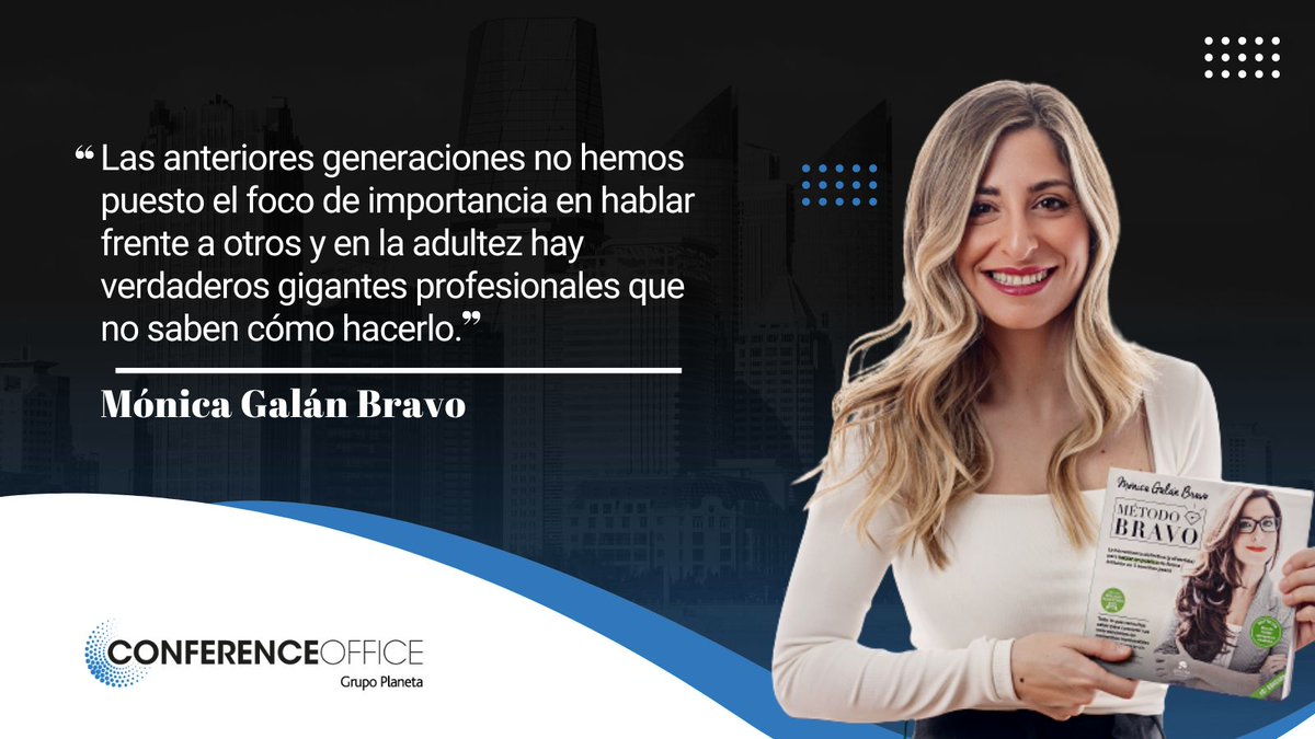 Confe_Planeta's tweet photo. En #ConferenceOffice | Grupo Planeta entrevistamos a @MoniGalanBravo, speaker de comunicación verbal y no verbal, habilidades de liderazgo y transformación de equipos y creadora del #MetodoBravo

Descubre todo lo que tiene que decir aquí 👉🏼 https://t.co/6EcceUZiY7

#comunicacion https://t.co/pBPZGpCmRe