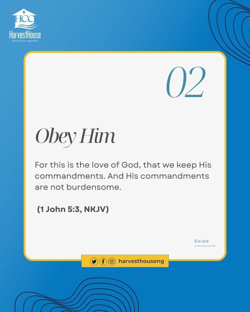 harvesthouseng's tweet photo. How do you express your love for God? Tell us in the comment section. 👇
#GrowinginLove
#HarvestHouseNation https://t.co/rTGAZzQGbs