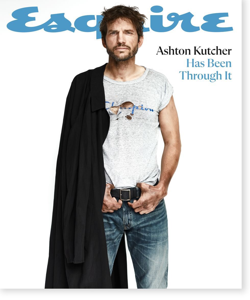 #AshtonKutcher photographed by #BillyKidd for #EsquireMagazine