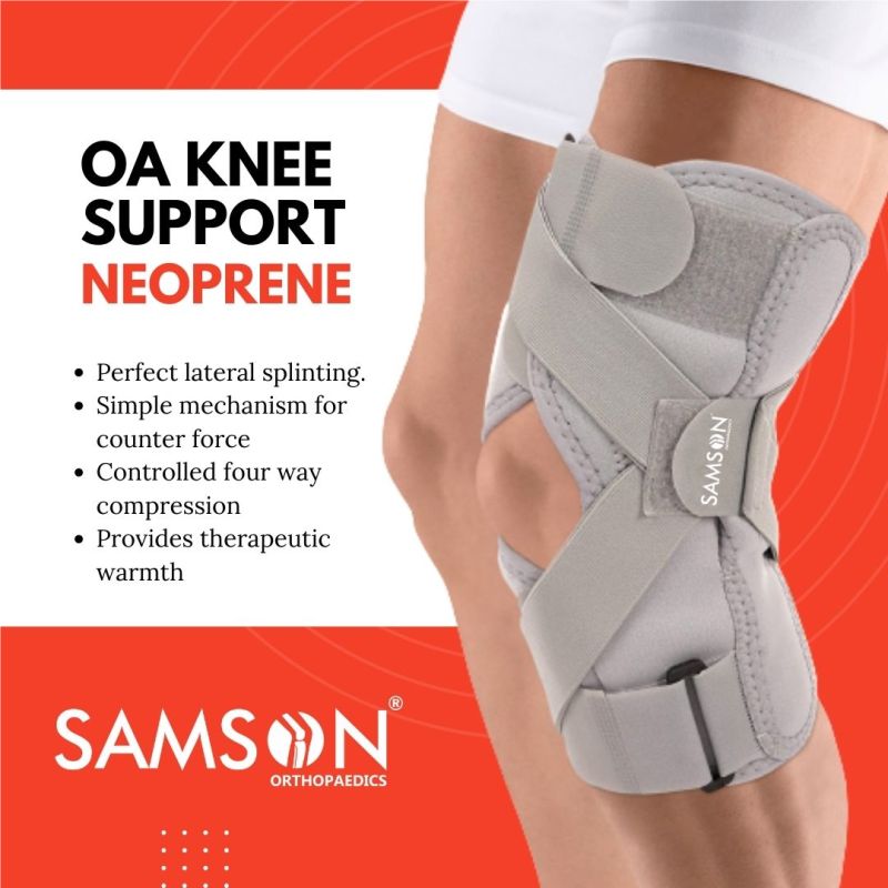 OrthoticsSamson's tweet photo. OA Knee Support (Neoprene) is designed scientifically to provide counter force to correct varus or valgus thrust along with some
offloading action. It helps to allay pain within a few weeks of use.

Perfect lateral splinting.
Simple mechanism for counter force https://t.co/o5dULoG4sD