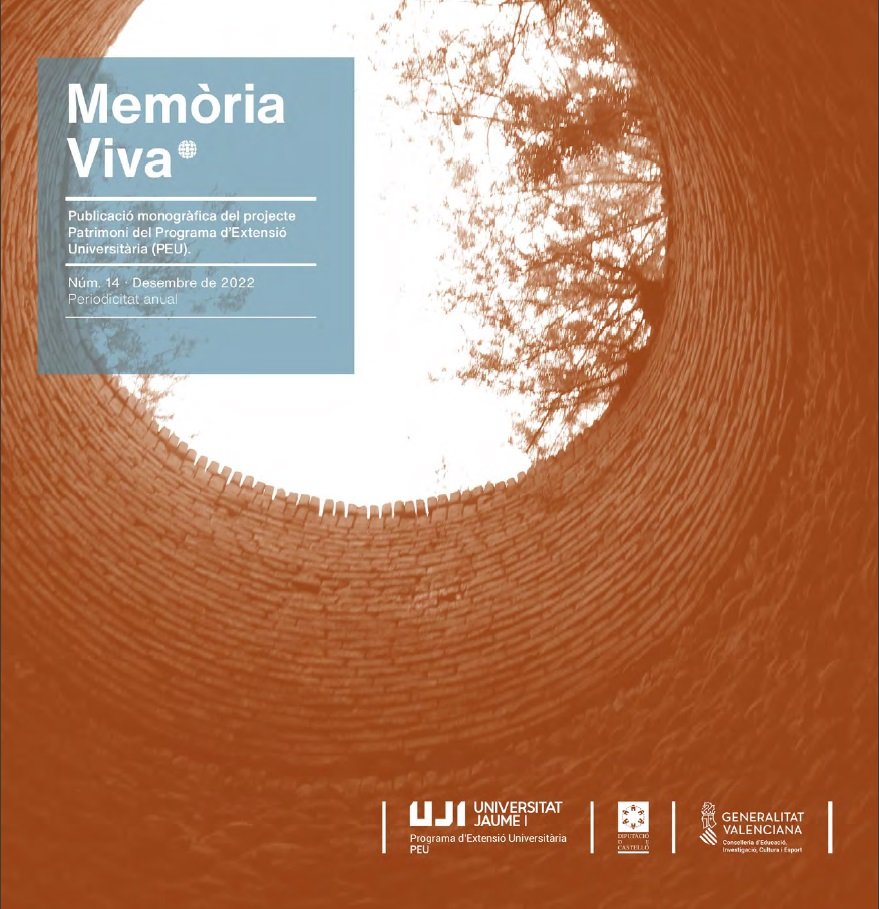 peuuji's tweet photo. ➡️Memòria Viva 14. 13 articles sobre projectes de comunitats patrimonials que acompanya el PEU-UJI i recerques sobre cultura i patrimoni d'investigadors i col·laboradors. 
La notícia 👉 https://t.co/2CEAp3s1f0
La revista 👉 https://t.co/B7l3SpSwxf

@UJIuniversitat https://t.co/bpIGWomxRa