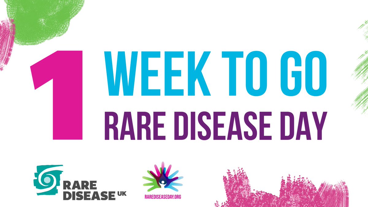 rarediseaseuk's tweet photo. ONLY 1 WEEK TO GO UNTIL RARE DISEASE DAY 2023!

Don't forget to tag us in all your posts so we can help to promote your activities!

#RareDiseaseDay #RareDiseaseDay2023 #RareDisease #RareDiseases #CareForRare https://t.co/8HSqOUMzVi