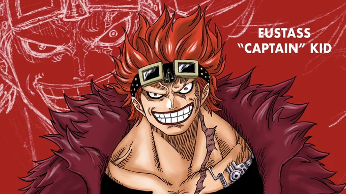 #ONEPIECE #Onepiecefanart EUSTASS・"CAPTAIN"・KID 
