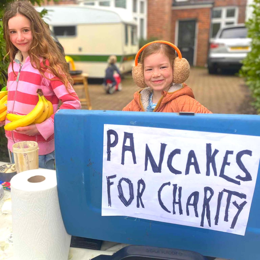 Happy shrove Tuesday! Level Water CEO and wonderful leader, Ian Thwaites and his kids were outside making pancakes in the community last week. Who said FUNdraising couldn't be fun and delicious too?