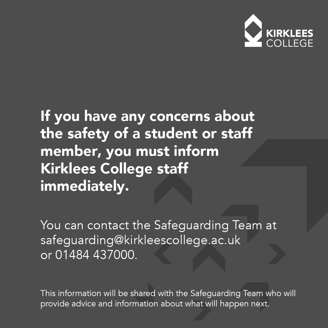 Kirklees College on Twitter "Safeguarding is our highest priority and