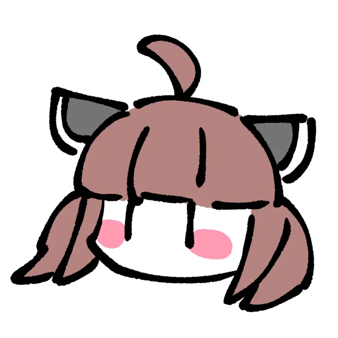 アイコンみたいなきりたん描けたから使いたい人はどうぞ 