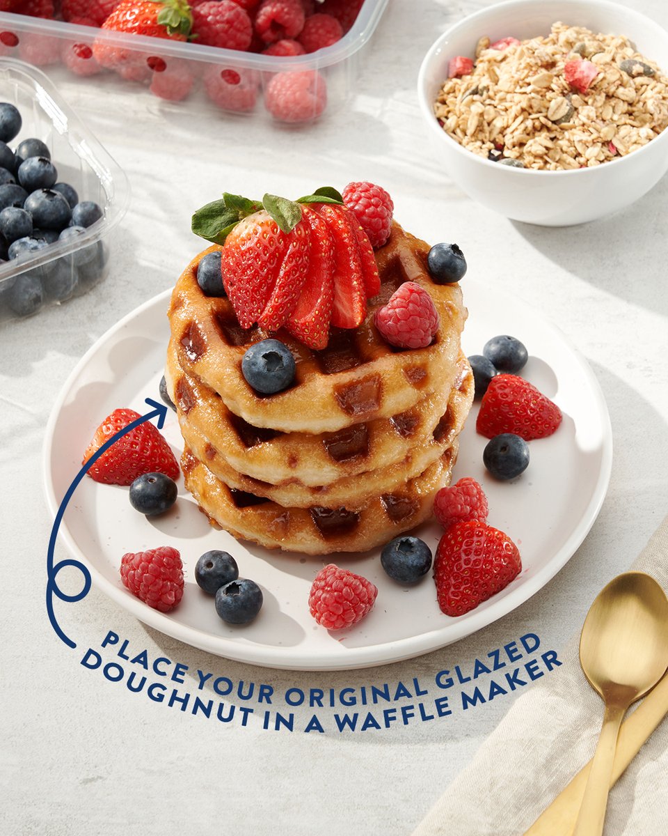 Krispy Kreme UK on Twitter "Pancake Day... but make it Waffles 🧇