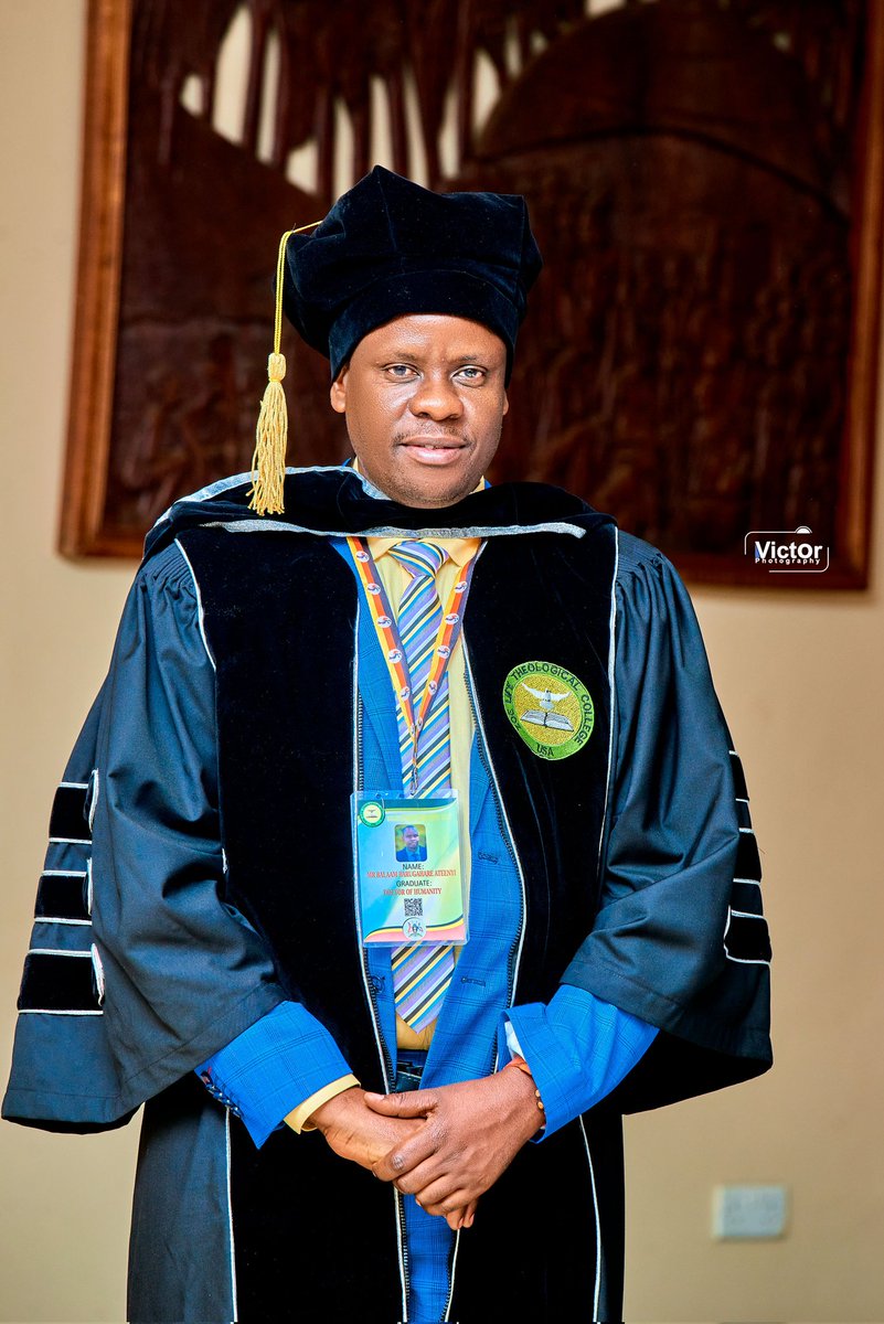 Congratulations @Balaam1980   who has been awarded a Honorary Doctorate in Humanity from Zoe College of theology from USA. Congratulations once again Dr. Barugahara balaam Ateenyi.