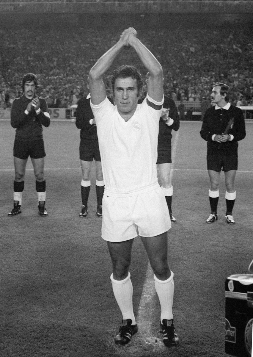 Amancio Amaro, leyenda madridista, presidente de honor, gracias por todo. Descansa en paz. Hala Madrid 😪