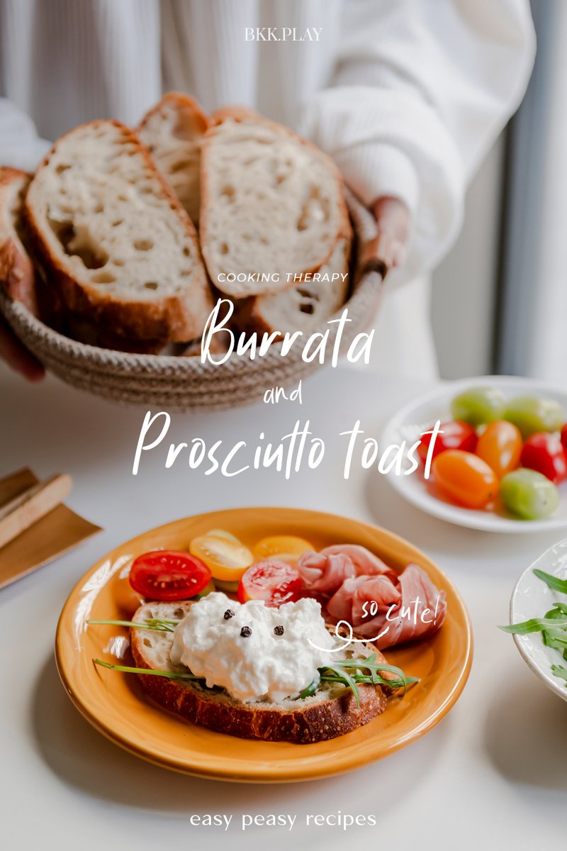bkkmenu's tweet photo. เติมความอิ่มท้องมื้อสาย ด้วย Burrata and Prosciutto Toast เมนูขนมปังโทสต์สุดคิวต์ที่ครีเอตความอร่อยเองง่าย ๆ ได้ทุกที่
.
https://t.co/voCjAGZgAx
.
#BKKMENU #BKKPLAY #EasyPeasyRecipe #BurrataandProsciuttoToast #Homemade #HomemadeMenu #Toast #Burrata #Prosciutto https://t.co/XHSWAMptr8