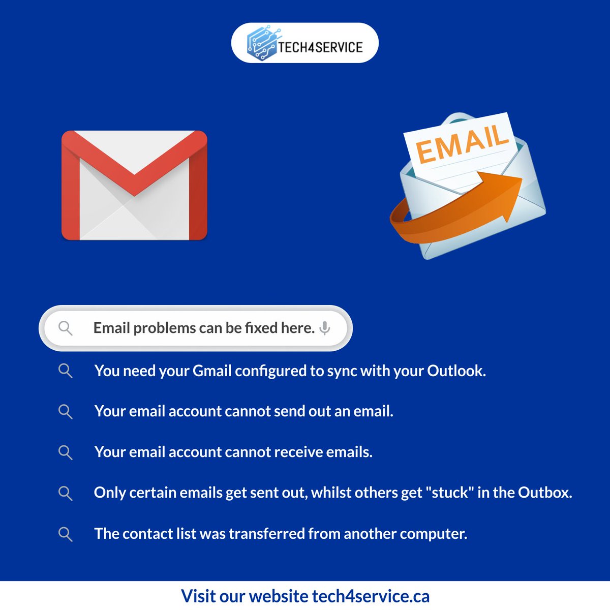 tech4service's tweet image. Get your Email problem fixed by our professionals. 

Follow us on @tech4service          

#gmailsupport #gmailrecovery #ComputerRepairing #laptoprepairing #malware #virusremoval  #remoteservices #edmonton #Canadá