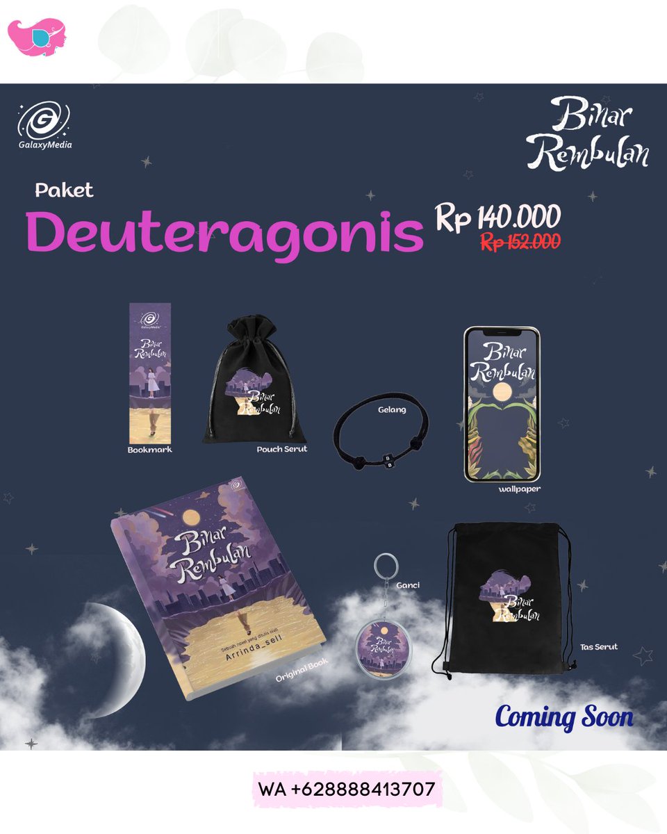 ❗Yuk Order❗

Novel #BinarRembulan 

📚 Order : linktr.ee/Orderbukuwanita
💰 Payment :
❤️ BCA/BRI/Mandiri/BNI/Permata/JeniusBTPN
❤️ Gopay/OVO/Dana/LinkAja/ShopeePay
❤️ Alfamart
❤️ QRIS
❤️ COD
✈️ Worldwide Shipping  
<a href="/GalaxyPenerbit/">PenerbitGalaxy</a>