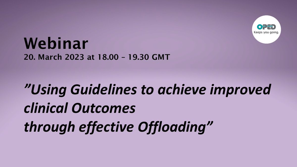 Join our webinar with leading UK clinicians about diabetic foot offloading to drive down costs and improve outcomes for diabetic foot ulcers by implementing guideline recommendations.
Register here: lnkd.in/eHp5ZYHF
#healthcare #dfu #diabeticfoot #offloading #podiatry