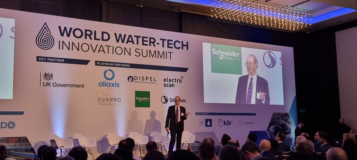 TomFWater's tweet image. &quot;Clean and plentiful #water&quot;

That&apos;s the ambition for England and Wales, according to @JamesBevanEA.

Kickstarting #worldwatertech in London, he admits this is &quot;easy to say but hard to achieve&quot;.