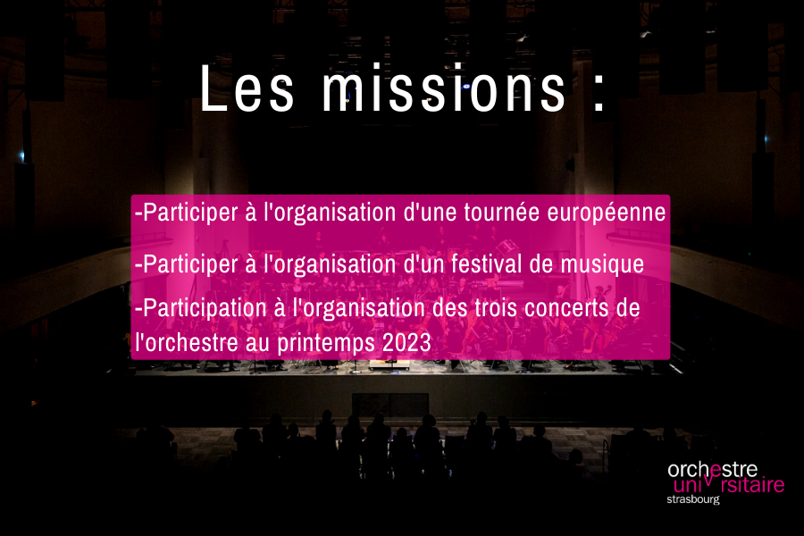 OUStrasbourg's tweet photo. [SERVICE CIVIQUE]

L'OUS a besoin de toi ! 🫵

Tu es motivé.e à t'investir dans un milieu associatif culturel ?
Deviens volontaire en service civique auprès de l'orchestre !

➡️ + d'infos sur https://t.co/KWi6cVZ6jk
📧 CV + lettre de motivation à l'adresse : asso-ous@unistra.fr https://t.co/Ez3LYOd6WM