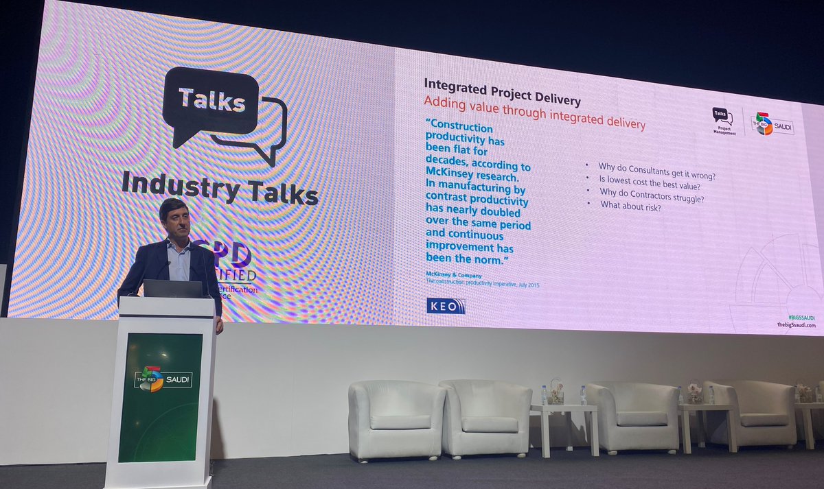 keo_group's tweet photo. At @Big5_global KSA, Michael Marriott from KEO Infrastructure discussed how Integrated Project Delivery can add value to a project and shared strategies for overcoming challenges. It's inspiring to see KEO taking the lead in promoting innovation in project delivery.
#GoKEO #Big5 https://t.co/fg1aQPfPIr