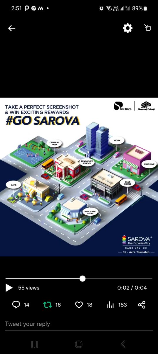 @SDCorpOfficial Here is my perfect screenshot 😍

#SDCorp #Sarova #LifeAtEveryAge #GoSarova #township #ContestAnnouncement  #ShapoorjiPallonji @SDCorpOfficial