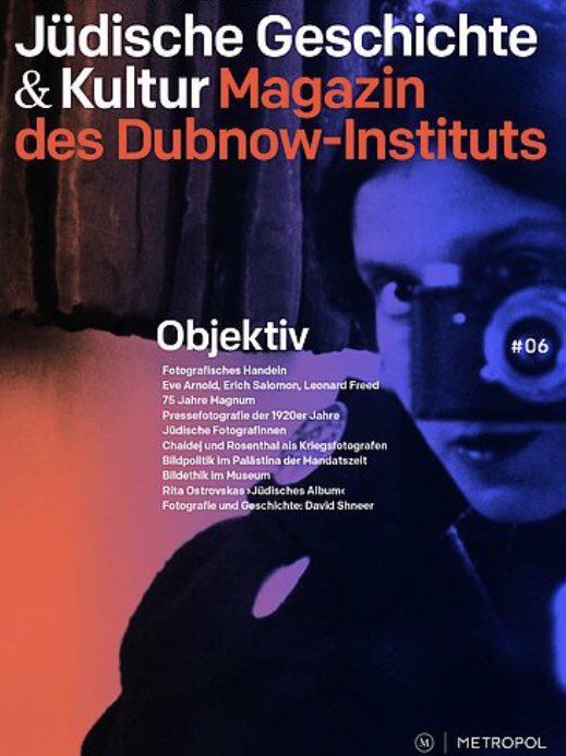 Excited to find my article on photography, Jewish nationalism and migration next to so many other fascinating contributions in the new @DubnowInstitut Magazin für Jüdische Geschichte & Kultur #jewishhistory #visualhistory