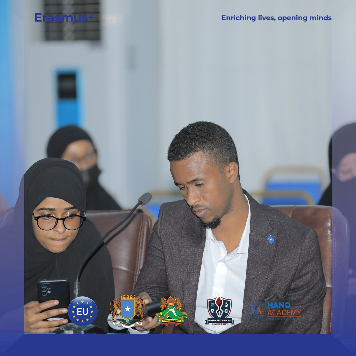 As the presentation went smoothly, now it's turn for participants to ask questions for more clarification about this opportunity.

#ErasmusPlusSomalia2023