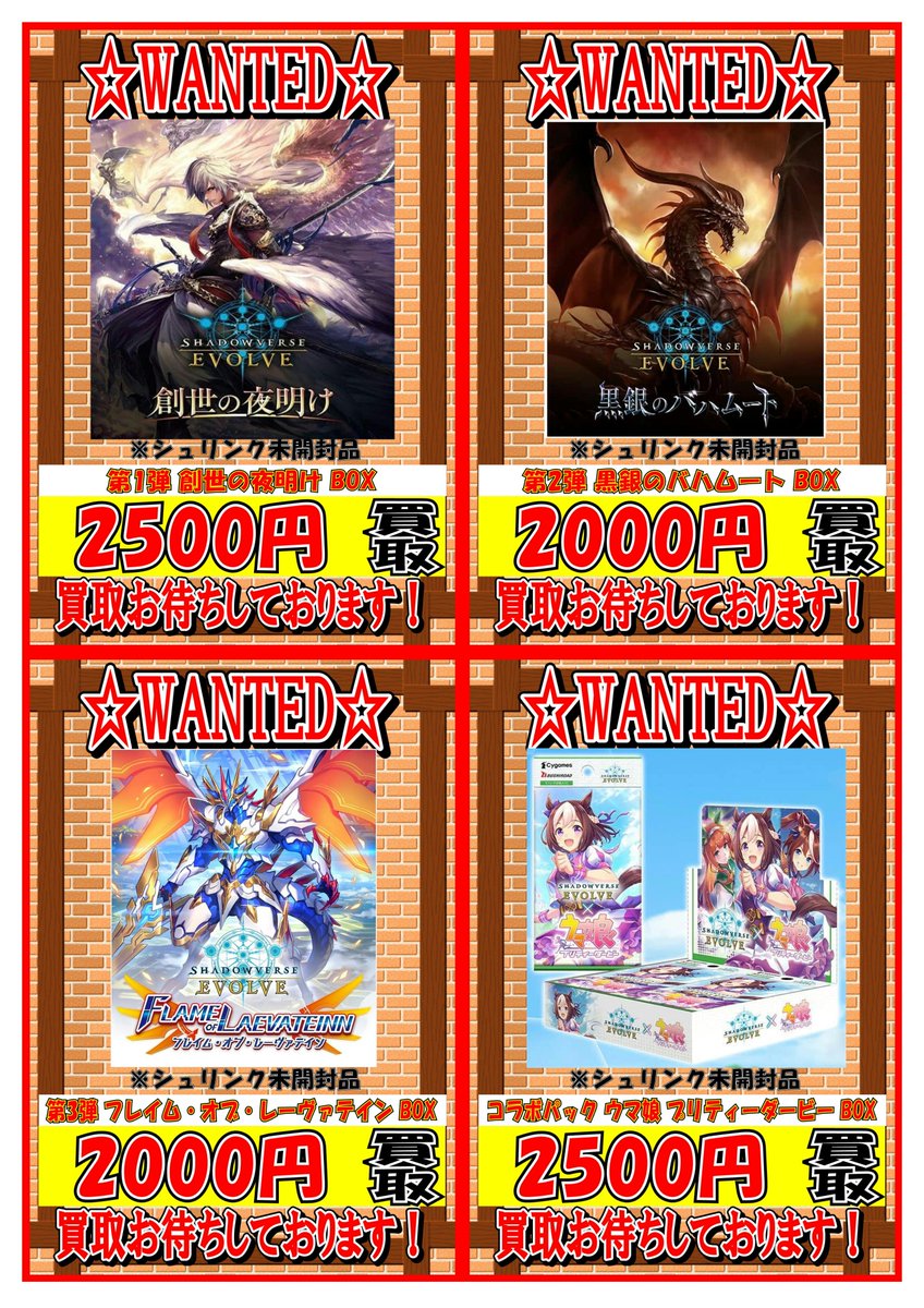 シャドウバース 創世の夜明け・黒銀のバハムート シュリンク付き シャドウバース 創世の夜明け・黒銀のバハムート シュリンク付き