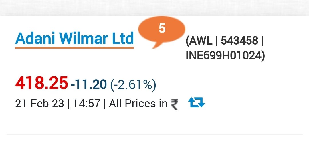 bjshah8001's tweet photo. Adani wilmar ⚠️❌️
Cmp 420
Mktcap 54kcr
MBuisneSS:Edible/Cooking oil
PE 75
➡️PB 7.5
➡️Net profit margin 1.8%
(FMCG sales less than 5%)
An Edible oil maker/marketer Pretend as an FMCG🎈
TGT 230 (bull case )
130 (bear case)
#AWL
#AdaniGroup
#AdaniEnterprise https://t.co/Yf69ujsmxZ