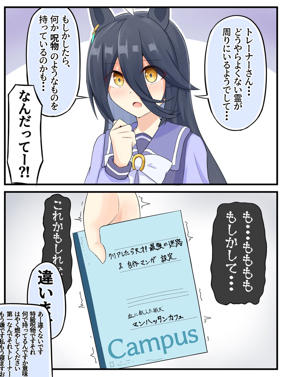 カフェと危険な呪物 その2

#ウマ娘
#マンハッタンカフェ 