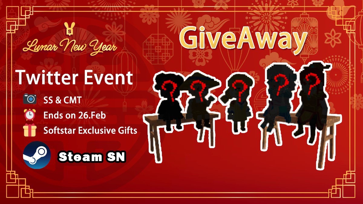 Can you find other game characters in Sword and Fairy game produced by TWCC for Softstar in The Sandbox?

1️⃣❤️+RT+FL <a href="/SoftstarEntmt/">Softstar Entertainment</a> <a href="/TWCCTheSandbox/">TW The Sandbox 創作者協會 (Creator Club)</a> <a href="/TheSandboxCH/">The Sandbox 中文專頁</a>
2️⃣Tag 3 fren
3️⃣📸CMT other game character

⏰Ends on 26 FEB
🎁Softstar Exclusive Gifts x 3
#LunarNewYearTSB #Giveaways