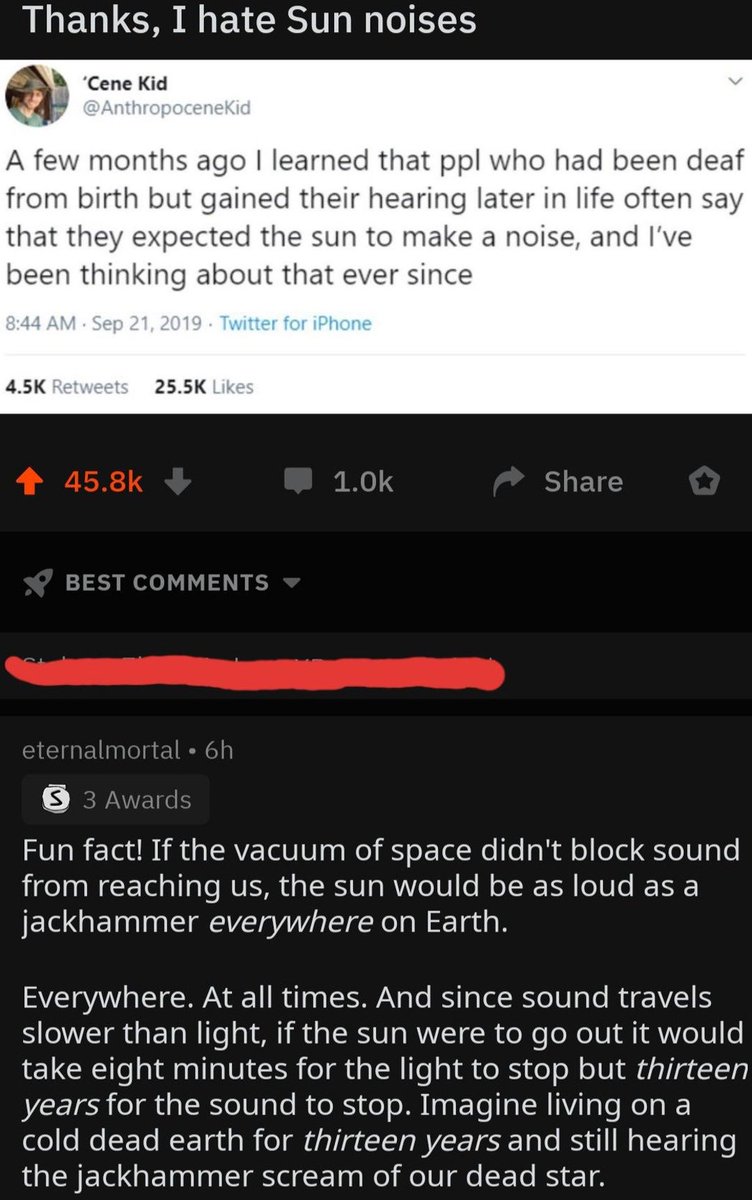 sound fact of the day