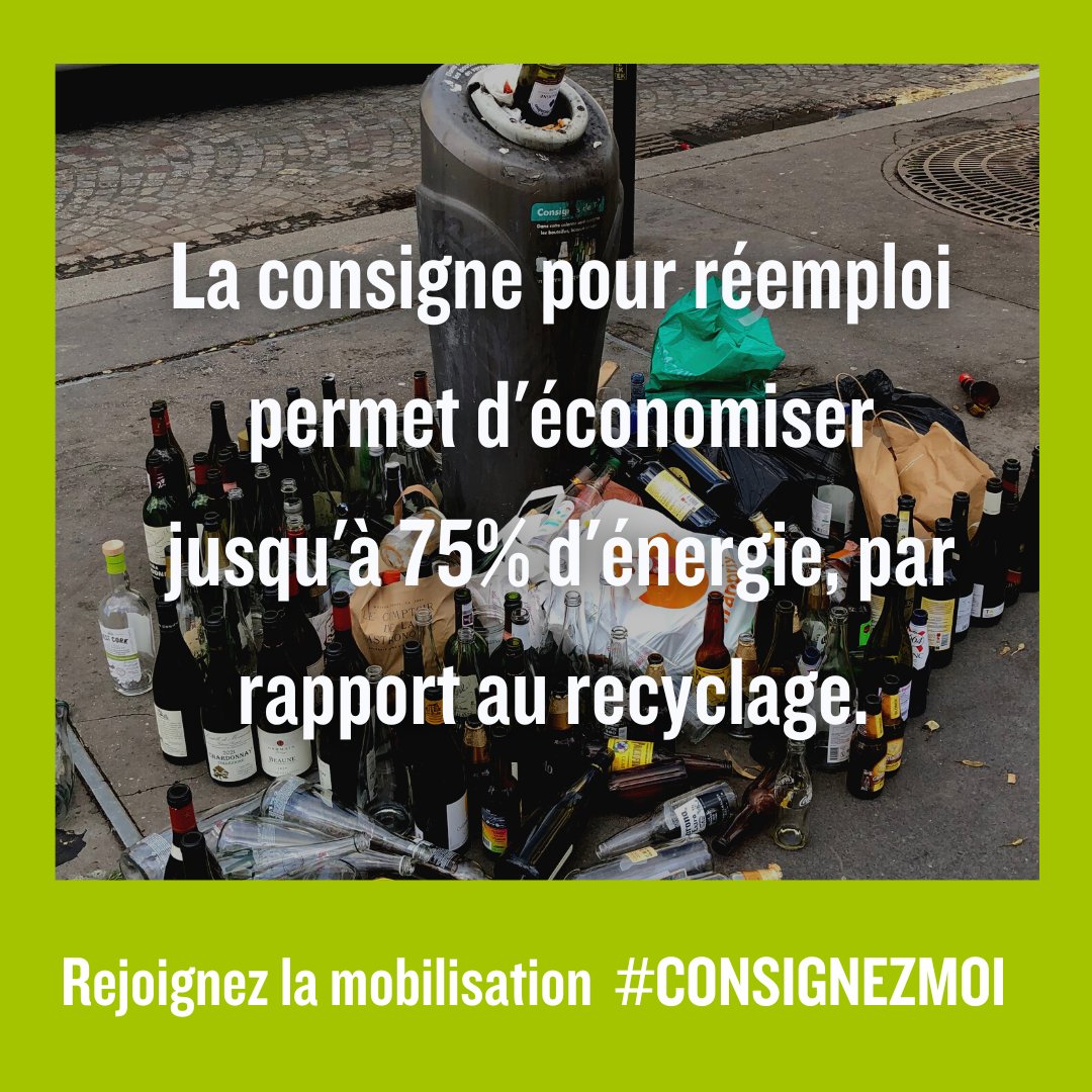 surfriderfrance's tweet photo. ♻️ Ce bruit , c'est celui du gaspillage d’énergie nécessaire pour #recycler tous ces contenants à usage unique....  

✊Mobilisons nous pour le retour de la #ConsignePourRéemploi  ! 

RDV sur https://t.co/Vkg6v2ZhUx 

#consignezmoi #réemploi #bocaux #consigne  #économie #énergie https://t.co/ACl6I6sTHv