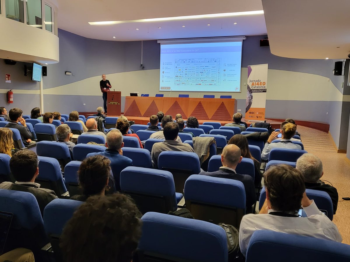 IEEC_space's tweet image. #Today we are celebrating the #Catalonia #AI4EO Day on #ArtificialIntelligence applied to #EarthObservation and #RemoteSensing 🌍

🔹 Discussing about #synergies and initiatives to bring these fields together 💪

#AI #EO @IEEC_space @tic @AIRACat_eu @esa #philab @ICGCat @IIIACSIC