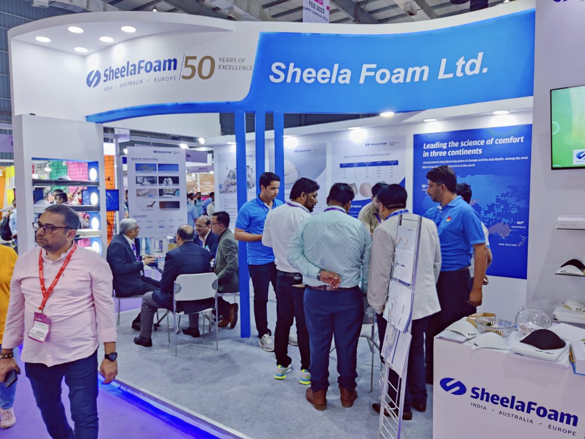 b2bsheelafoam's tweet image. Glimpses of our stall @INTIMASIA Fair 2023, Mumbai !

The Sheela Foam team enjoyed reconnecting with other domestic and global innovators and meeting new enthusiasts this year at INTIMASIA - South Asia’s largest intimate wear trade show 2023, Mumbai !

#intimasia #intimasia2023
