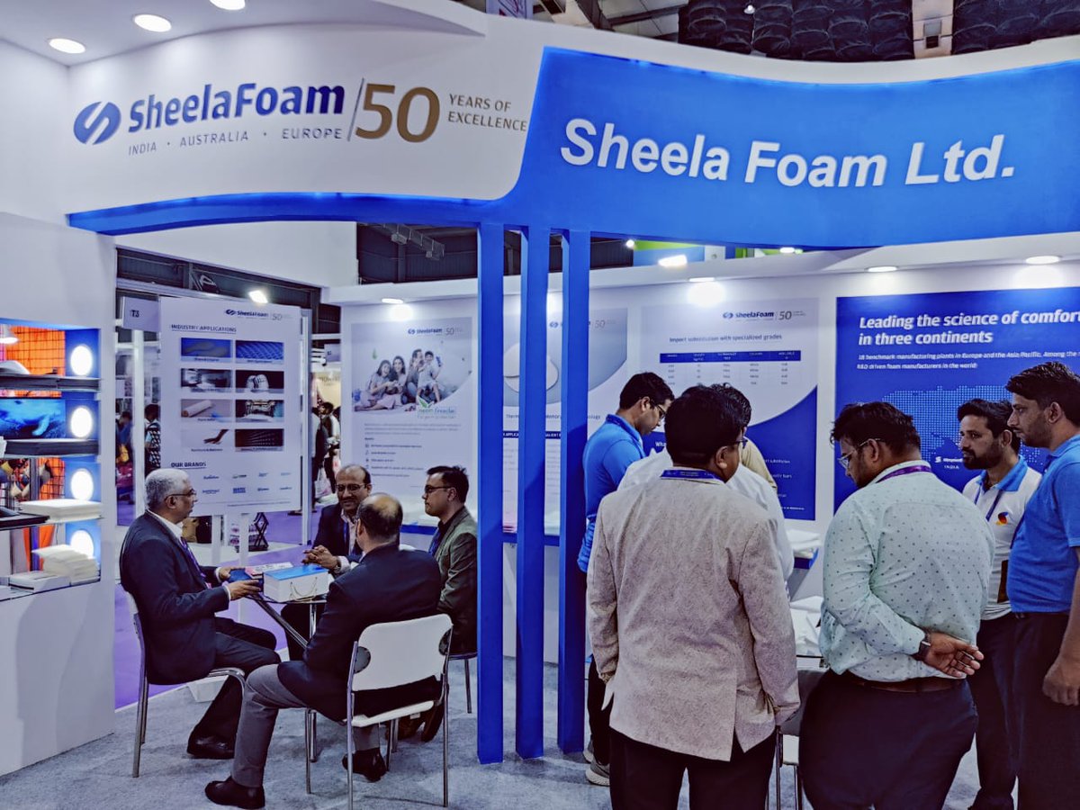 b2bsheelafoam's tweet image. Glimpses of our stall @INTIMASIA Fair 2023, Mumbai !

The Sheela Foam team enjoyed reconnecting with other domestic and global innovators and meeting new enthusiasts this year at INTIMASIA - South Asia’s largest intimate wear trade show 2023, Mumbai !

#intimasia #intimasia2023