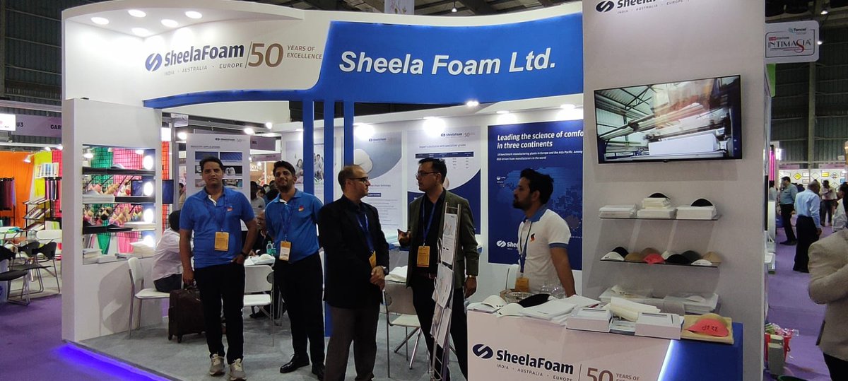 b2bsheelafoam's tweet image. Glimpses of our stall @INTIMASIA Fair 2023, Mumbai !

The Sheela Foam team enjoyed reconnecting with other domestic and global innovators and meeting new enthusiasts this year at INTIMASIA - South Asia’s largest intimate wear trade show 2023, Mumbai !

#intimasia #intimasia2023