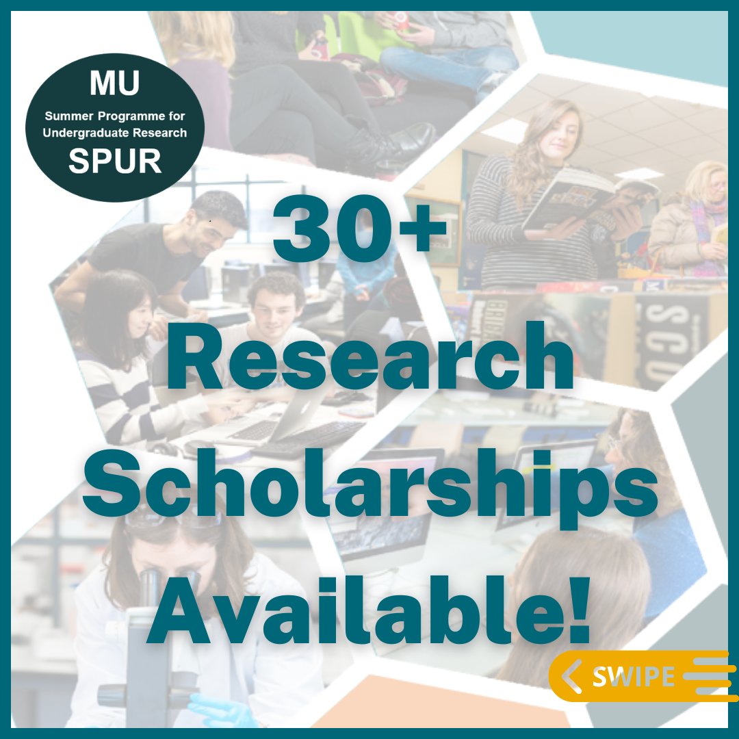mu_futureready's tweet image. ❗️SPUR 2023 Applications are Open❗️ ⠀
✅Experience what university research is like ⠀
✅Work with Maynooth faculty on a project that interests you
✅Participate in a paid programme during the summer⠀
To find out more, go to MU Future Ready Connect.
Swipe to see how ➡️ ⠀