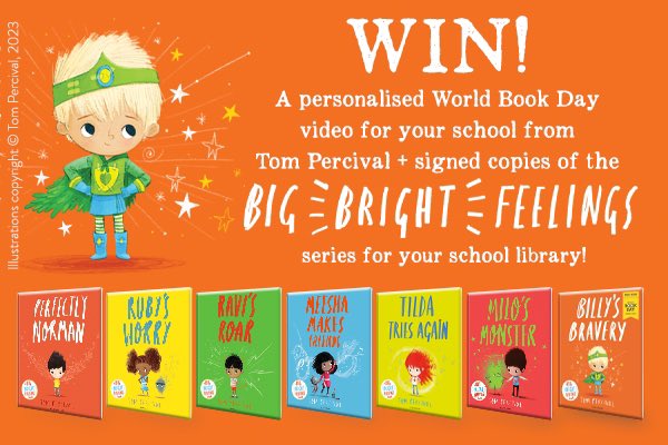 A big bright World Book Day SCHOOL PRIZE… 

CALLING ALL TEACHERS AND PARENTS/CARERS!📚 🤩 

Easy to enter…

1. Comment why you think your chosen school should win this brilliant book prize
2. Retweet this post

THE BIG PRIZE – your chosen school could win: