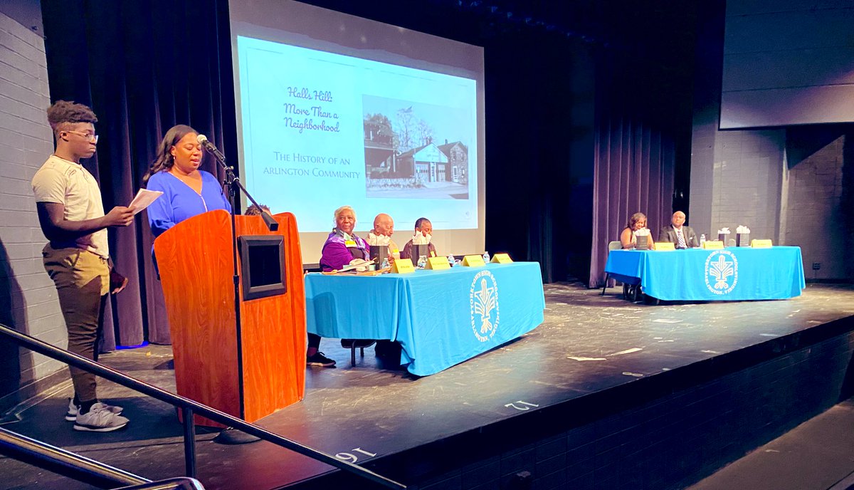 Excited for our Black History Assembly: Halls Hill, More Than a Neighborhood. Local History of Arlington, Schools, Fire Station 8  <a href="/DEI_APS/">Office of Diversity, Equity & Inclusion</a> <a href="/YorktownHS/">Yorktown High School</a> <a href="/ArlingtonVaFD/">Arlington Fire & EMS</a> <a href="/APSVirginia/">Arlington Public Schools</a> #YorktownDEI #YorktownROCS
