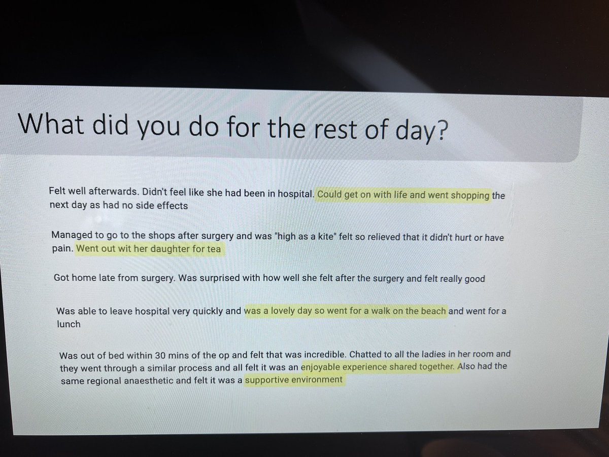 <a href="/AminaBenyoucef5/">Amina Benyoucef</a> <a href="/mariapsebastian/">Mariapaz Sebastian</a> <a href="/OuahidRahil/">Rahil Ouahid</a> Great talk from David Burckett-St. Laurent on RA for Brest surgery😊
I love to hear that patients find RA an enjoyable experience and chat together on the ward.