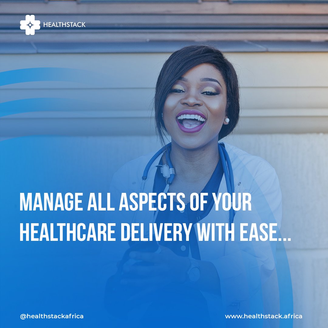Healthstackafr1's tweet image. With Healthstack, you can manage all aspects of your healthcare delivery with ease from electronic medical records and telemedicine, to administration and financial management.

#healthstack #healthtech #tech #health