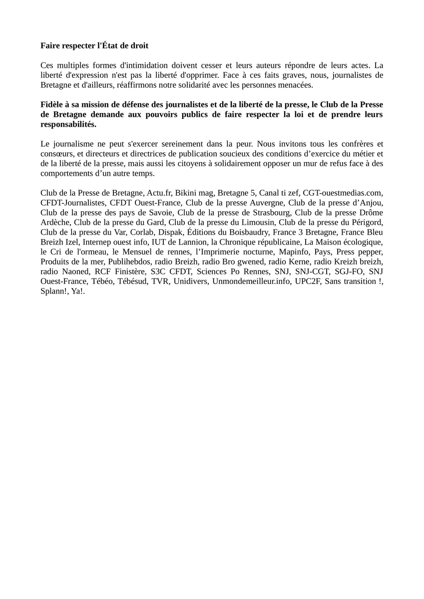 map__info's tweet photo. 🤝 MAPinfo s’associe au @ClubPresseBZH, aux médias bretons, syndicats de journalistes et écoles de journalismes pour soutenir #lepoher . https://t.co/RUmoe9kUcC