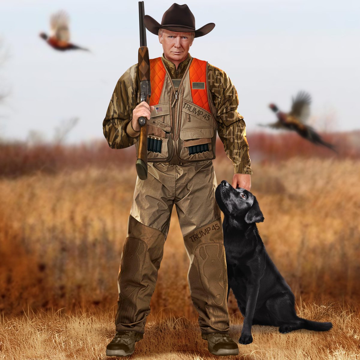Value based a mathematcial equation of # living creatures in the frame and the size of firearm, divided by labrador loyalty.